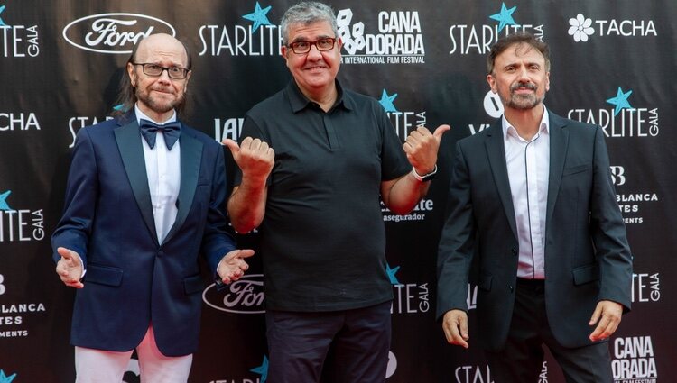 Santiago Segura, Flo Fernández y José Mota en la Gala Starlite 2021