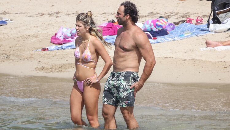 Anita Matamoros y Nacho Santandreu en Ibiza