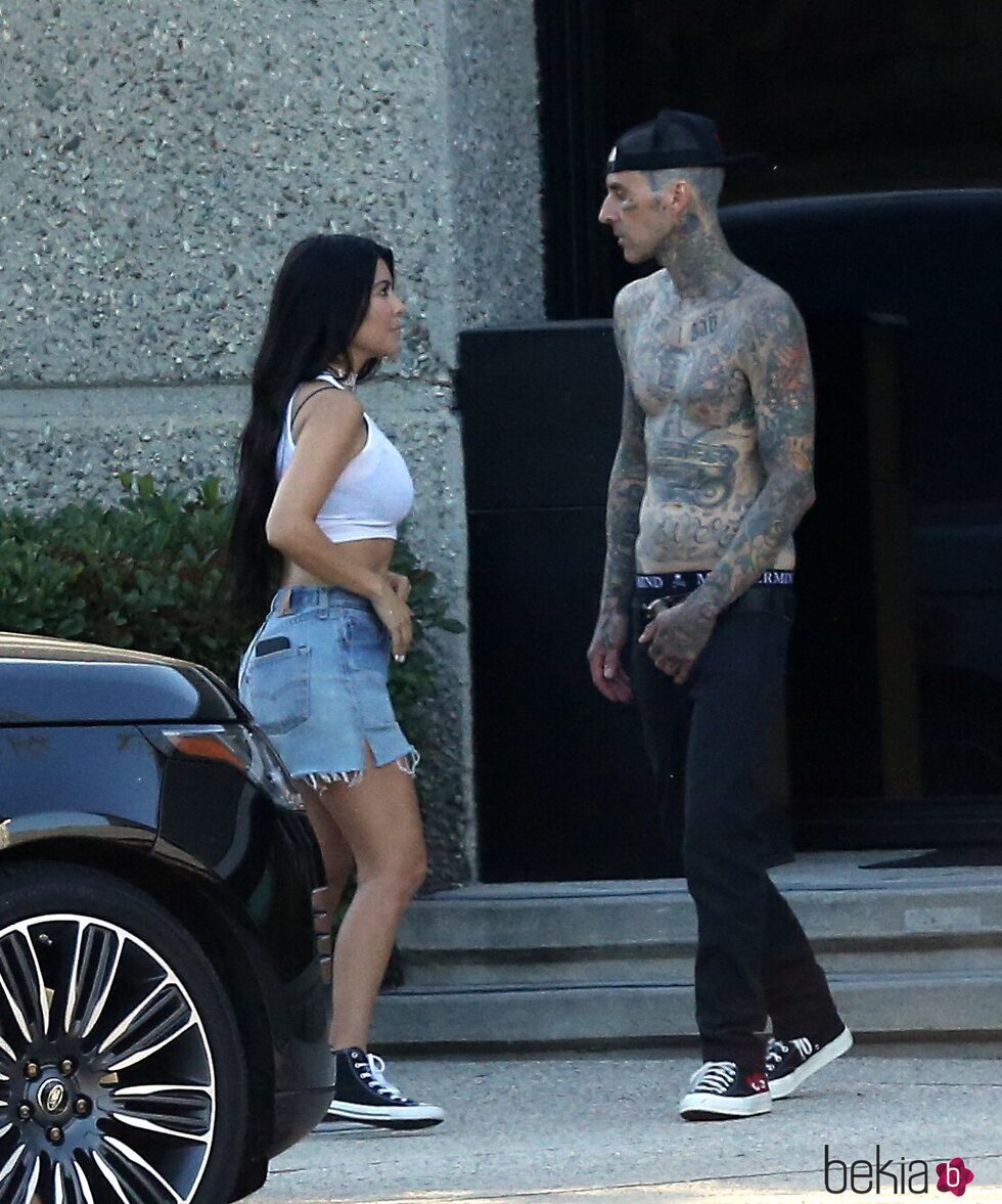 Kourtney Kardashian y Travis Barker