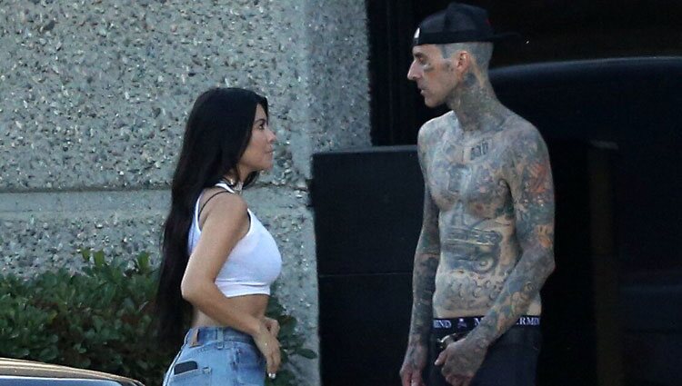 Kourtney Kardashian y Travis Barker