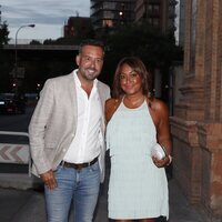 Kike Calleja y Raquel Abad en el cumpleaños de Terelu Campos