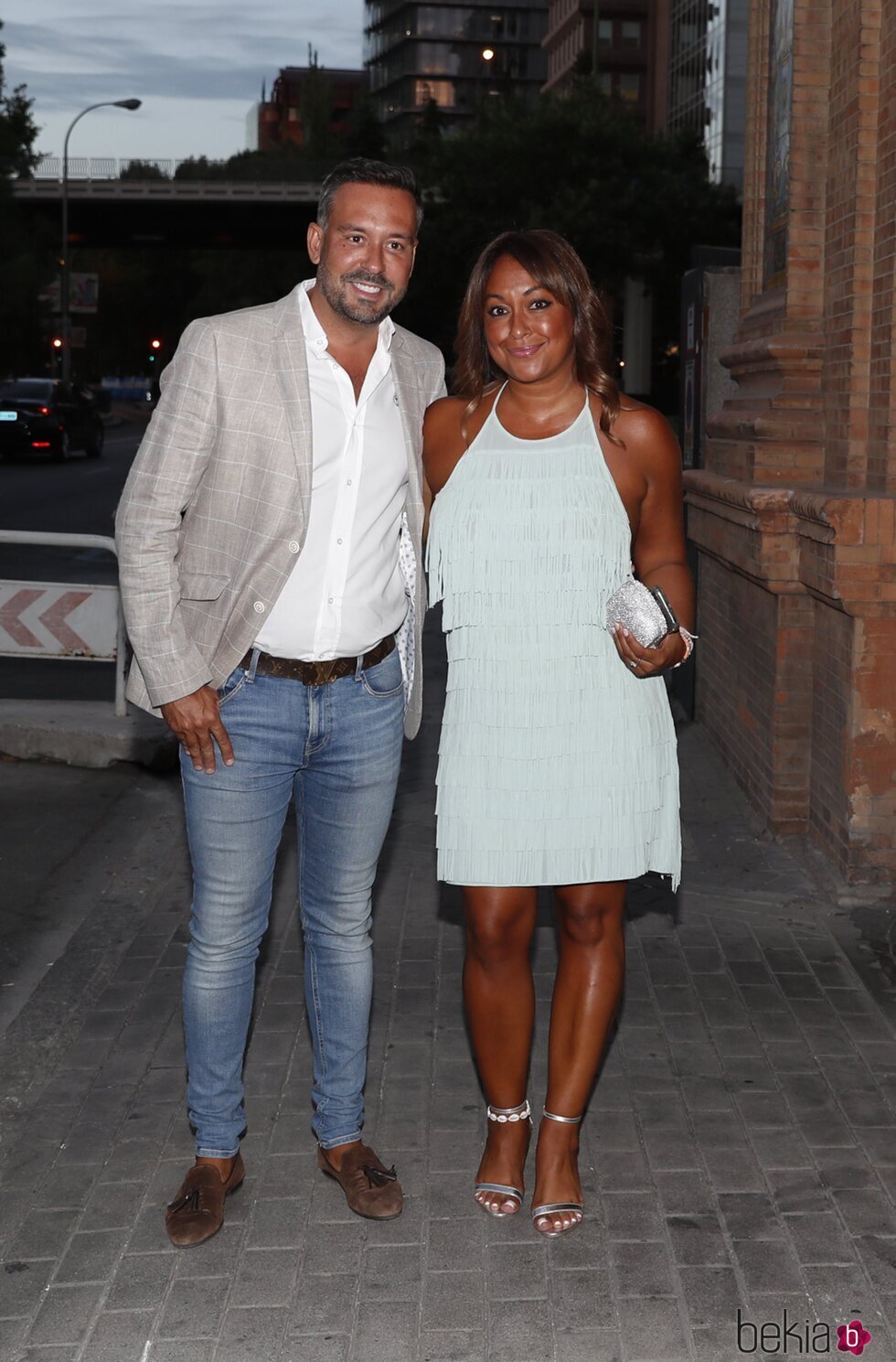 Kike Calleja y Raquel Abad en el cumpleaños de Terelu Campos