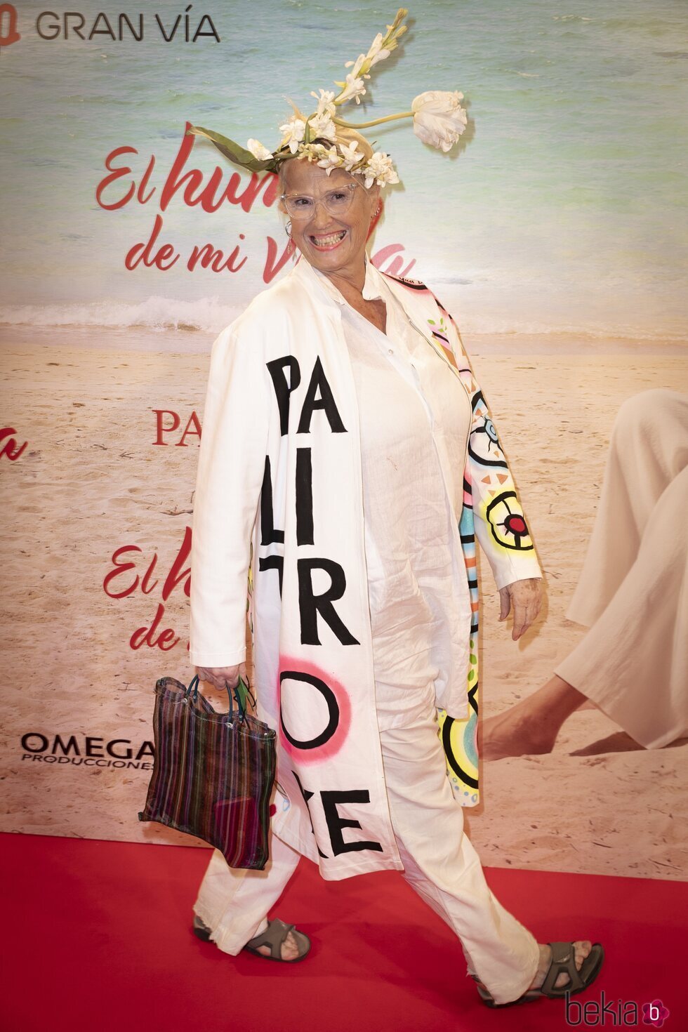 Lucía Dominguín en el estreno de la obra de teatro 'El humor de mi vida'