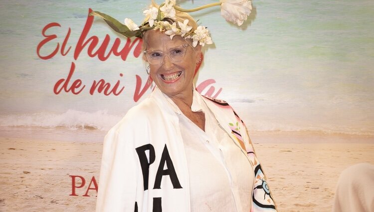 Lucía Dominguín en el estreno de la obra de teatro 'El humor de mi vida'