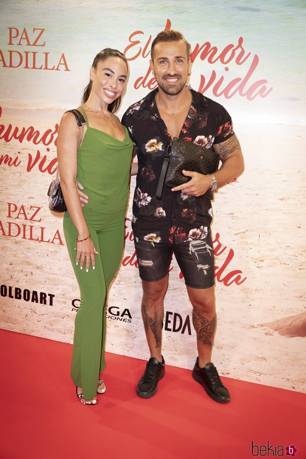 Rafa Mora y Macarena Millán en el estreno de la obra de teatro 'El humor de mi vida'