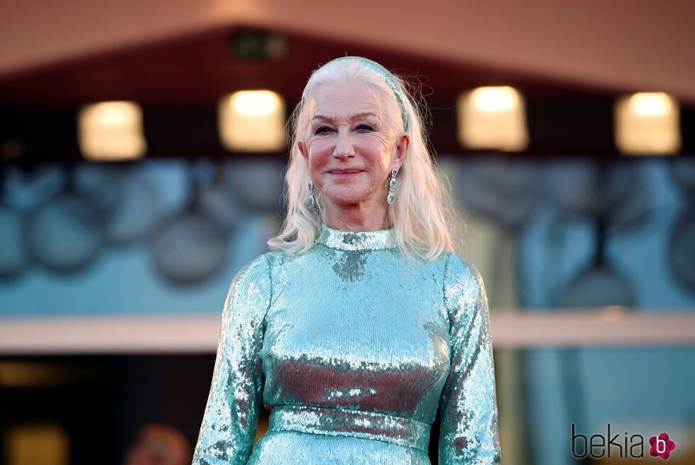 Helen Mirren en la premiere de 'Madres paralelas' en el Festival de Venecia 2021