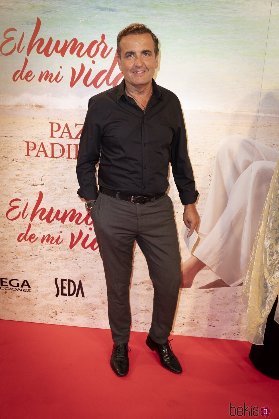 Antonio Montero en el estreno de la obra de teatro 'El humor de mi vida'