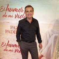 Antonio Montero en el estreno de la obra de teatro 'El humor de mi vida'