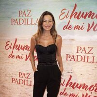 Cecilia Gómez en el estreno de la obra de teatro 'El humor de mi vida'