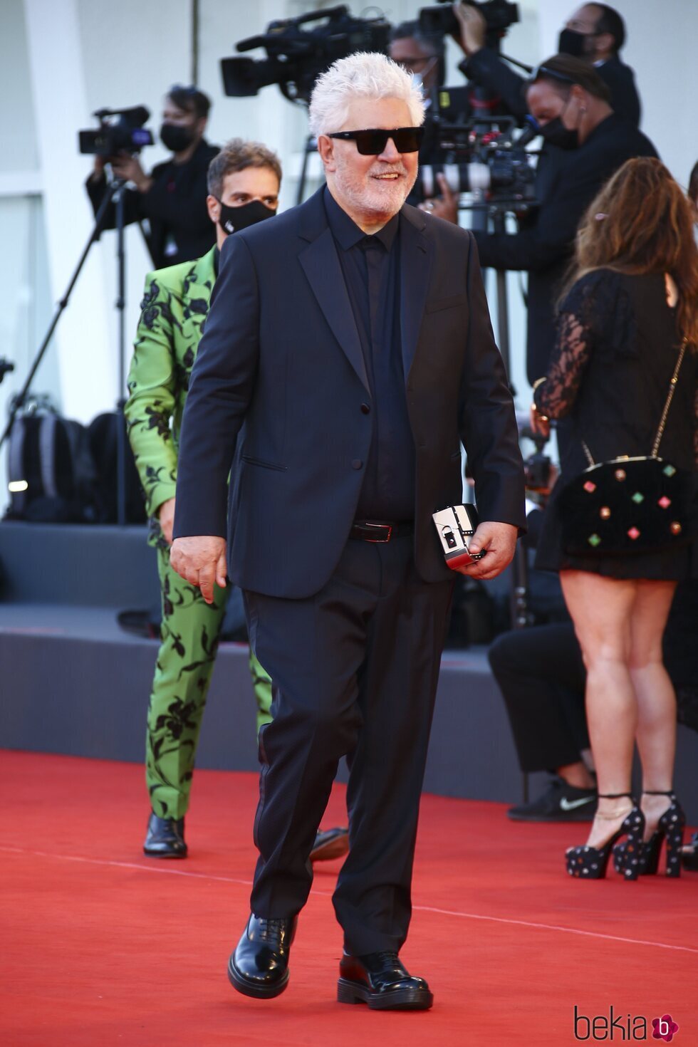 Pedro Almodóvar en la premiere de 'Madres paralelas' en el Festival de Venecia 2021