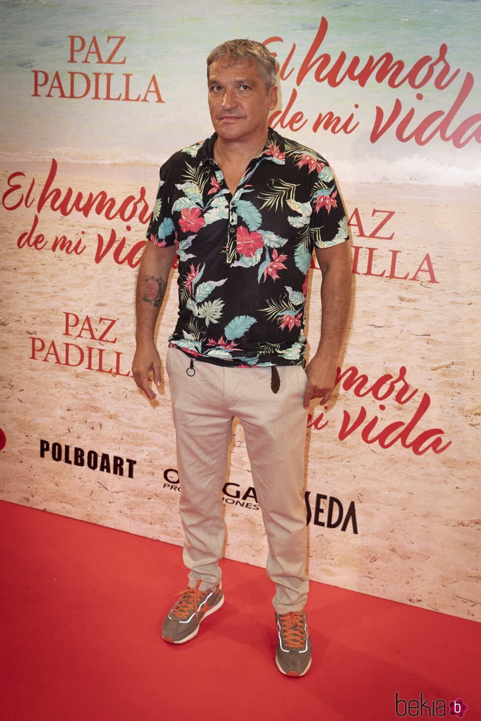 Gustavo González en el estreno de la obra de teatro 'El humor de mi vida'