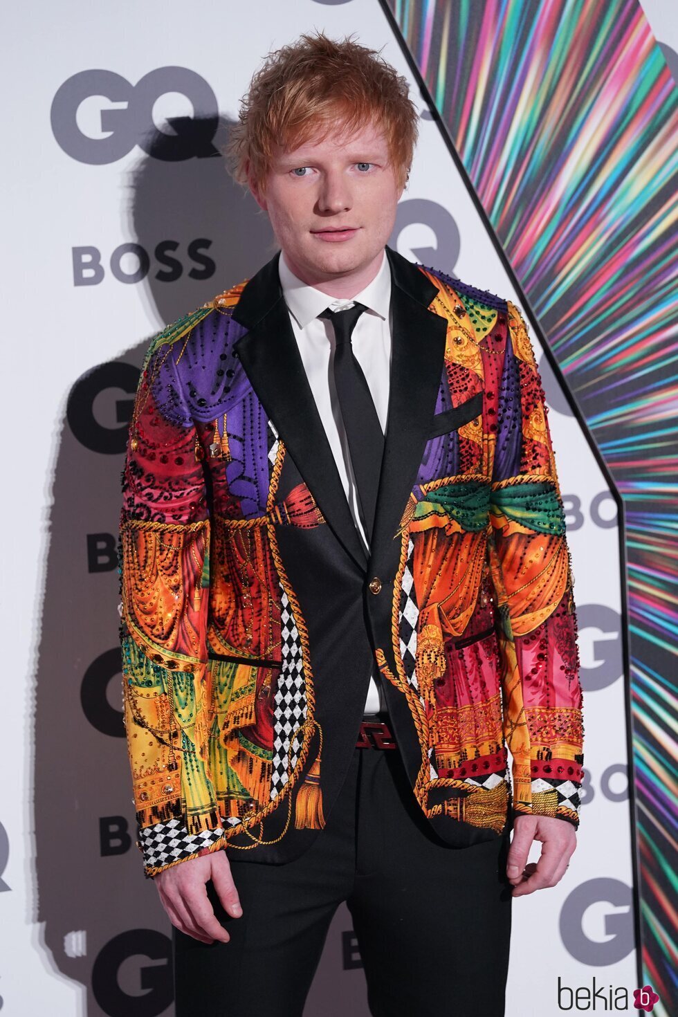 Ed Sheeran en los premios GQ Hombre del Año 2021