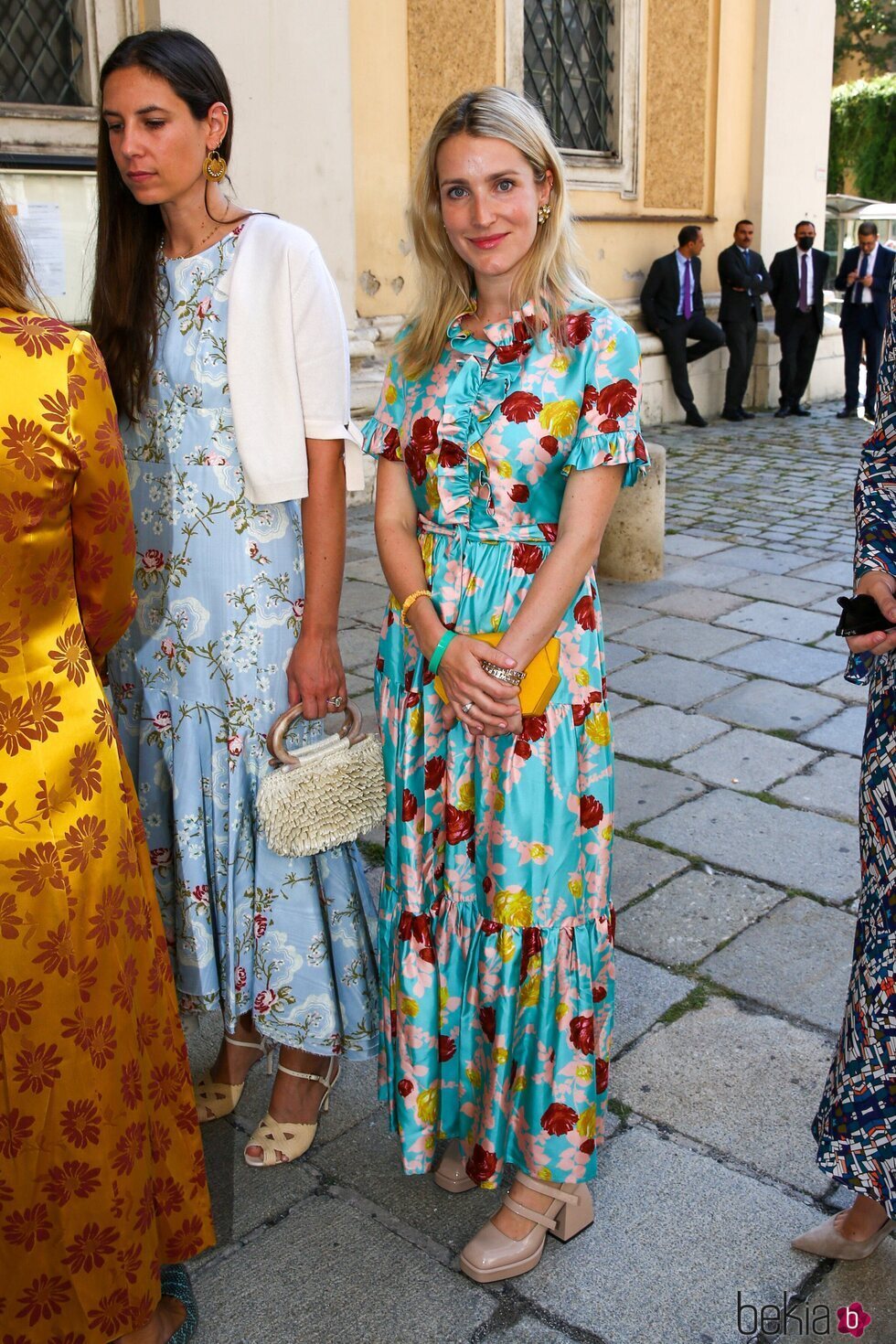 Tatiana Santo Domingo y Ekaterina de Hannover en la boda de María Anunciata de Liechtenstein y Emanuele Musini