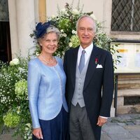 Christian de Habsburgo y Marie-Astrid de Luxemburgo en la boda de María Anunciata de Liechtenstein y Emanuele Musini