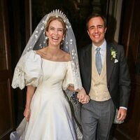 María Anunciata de Liechtenstein y Emanuele Musini en su boda