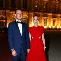 Pierre Casiraghi y Beatrice Borromeo en la boda de María Anunciata de Liechtenstein y Emanuele Musini