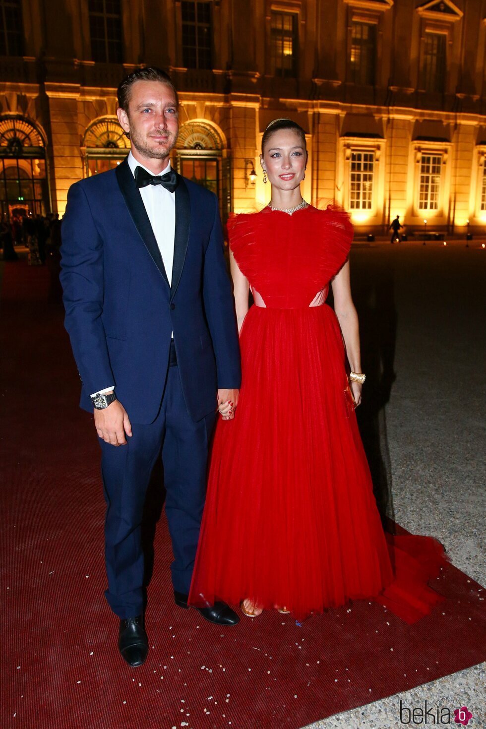 Pierre Casiraghi y Beatrice Borromeo en la boda de María Anunciata de Liechtenstein y Emanuele Musini