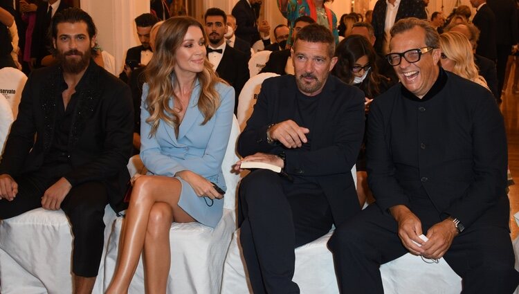 Can Yaman, Nicole Kimpel, Antonio Banderas y Gabriele Muccino en el Festival de Venecia 2021