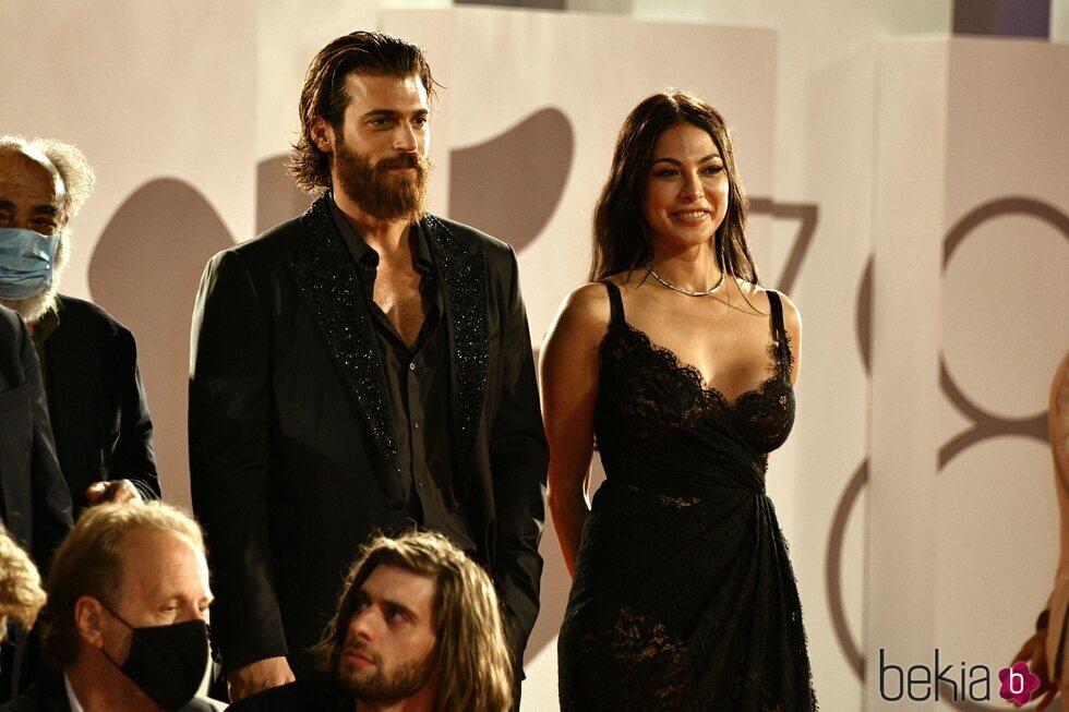 Can Yaman y Moran Atias en el Filming Italy Best Movie Award del Festival de Venecia 2021