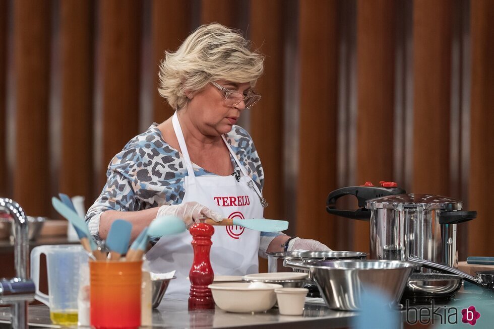 Terelu Campos en el primer programa de 'Masterchef Celebrity'