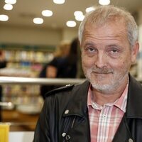 Jordi Rebellón en la presentación de un libro