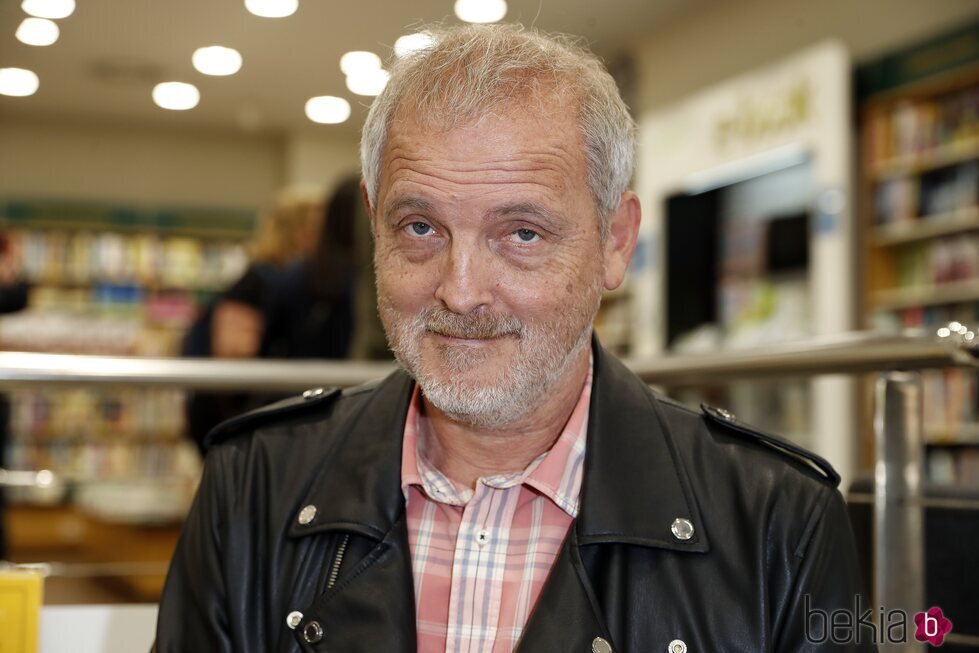 Jordi Rebellón en la presentación de un libro