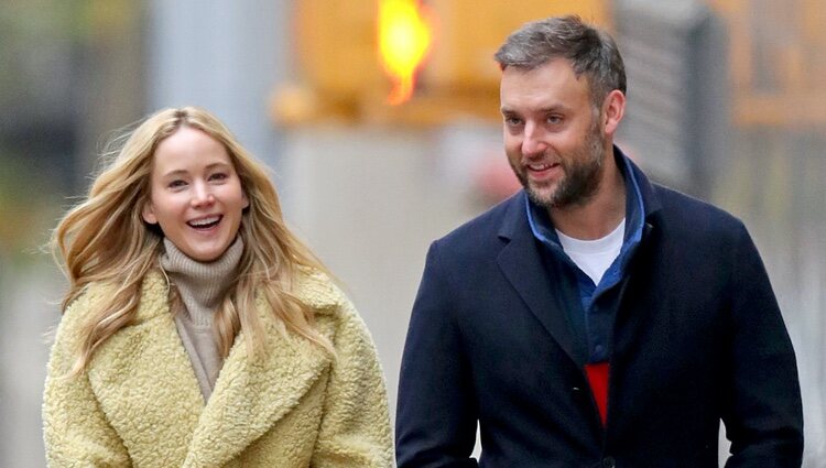 Jennifer Lawrence y Cooke Maroney dando un paseo por Nueva York