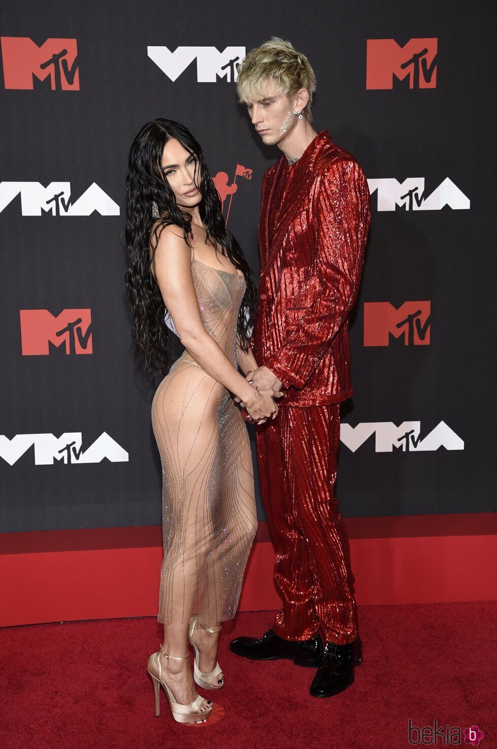 Megan Fox y Machine Gun Kelly en los MTV VMAs 2021