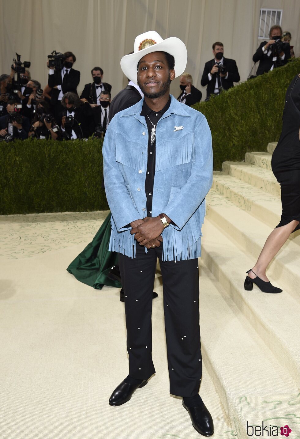 Leon Bridges en la MET Gala 2021