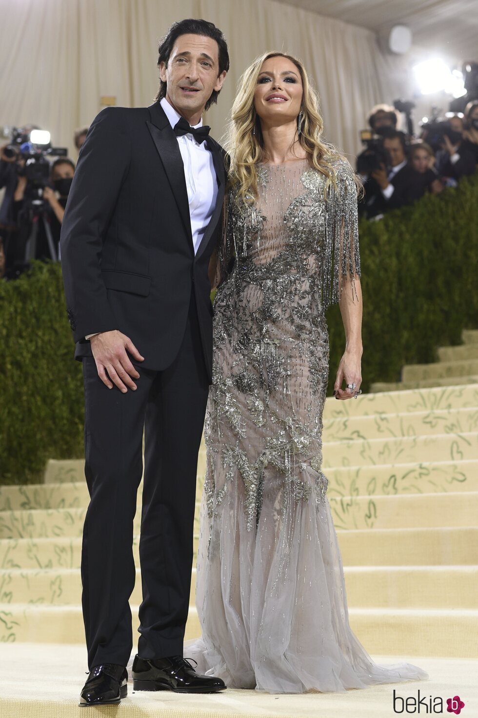 Adrien Brody y Georgina Chapman en la MET Gala 2021