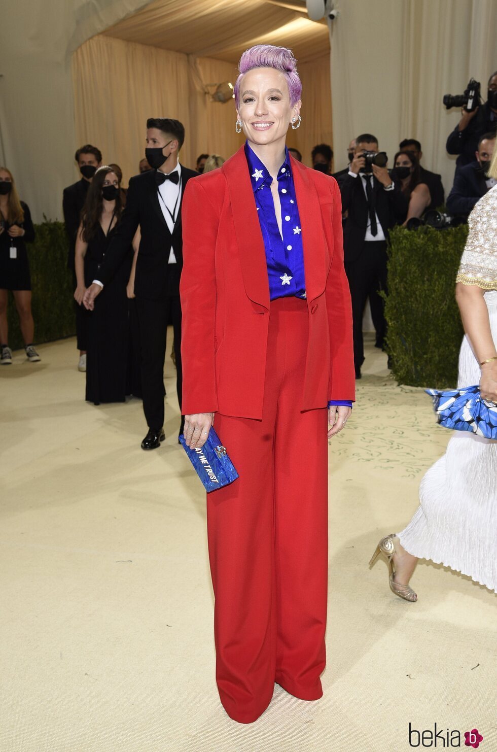 Megan Rapinoe en la MET Gala 2021