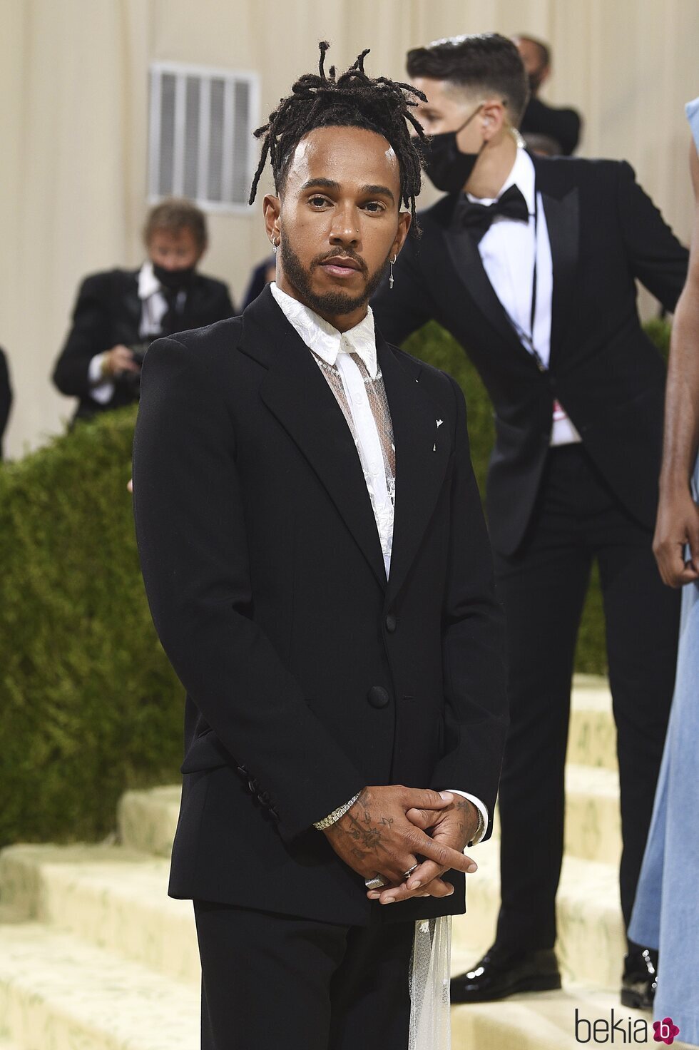 Lewis Hamilton en la MET Gala 2021