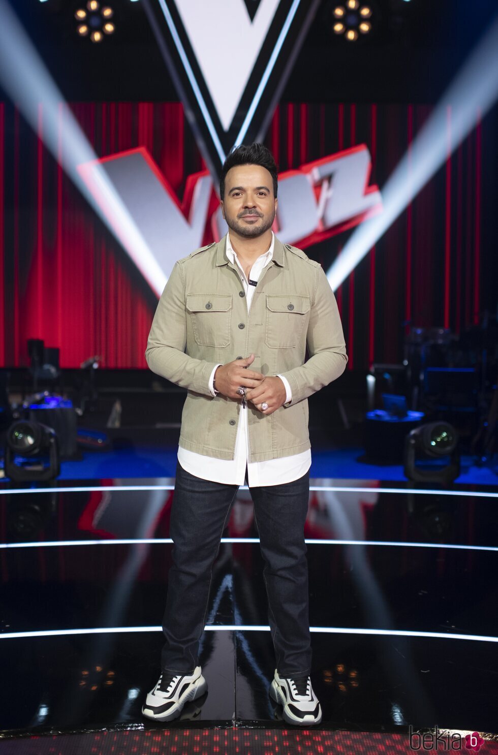 Luis Fonsi en la presentación de 'La Voz 2021'