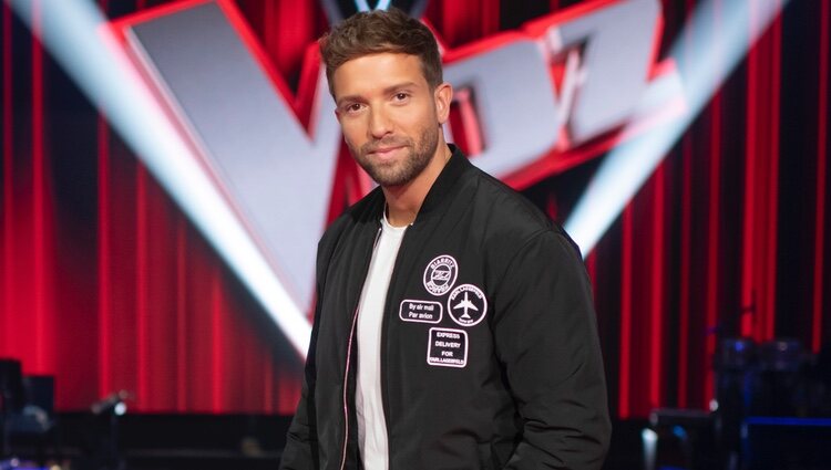 Pablo Alborán en la presentación de 'La Voz'