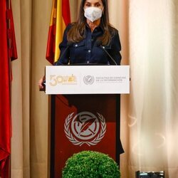 La Reina Letizia en su discurso en el 50 aniversario de la Facultad de Periodismo de la Universidad Complutense