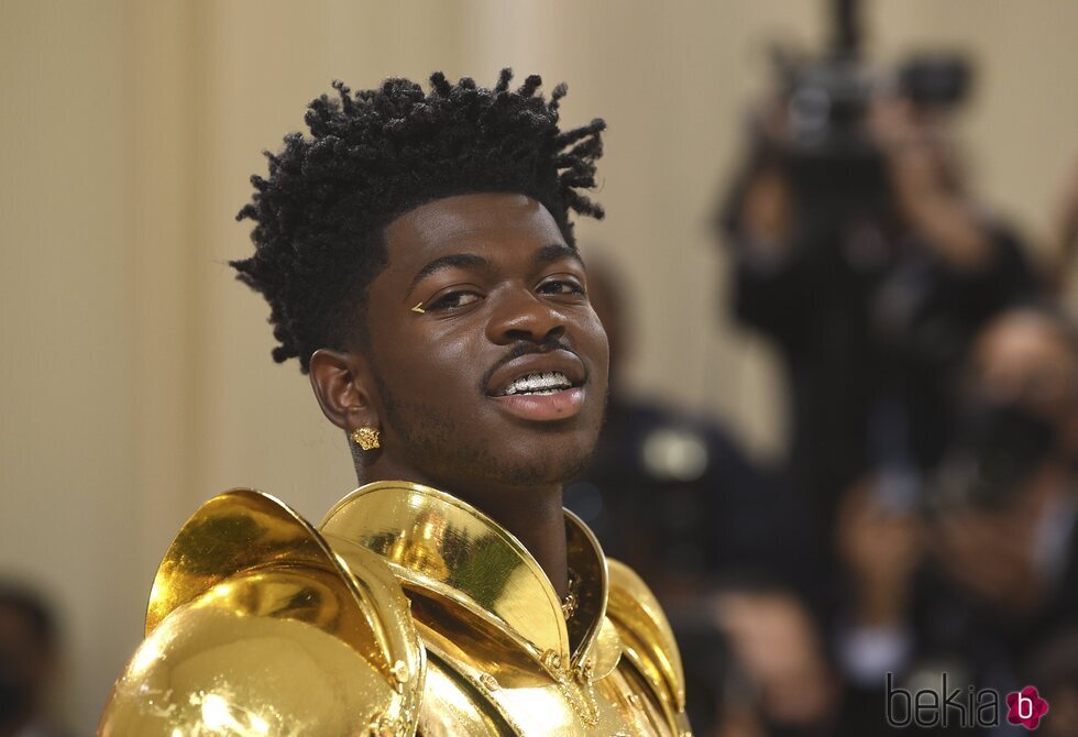 Lil Nas X a su llegada a la MET Gala 2021