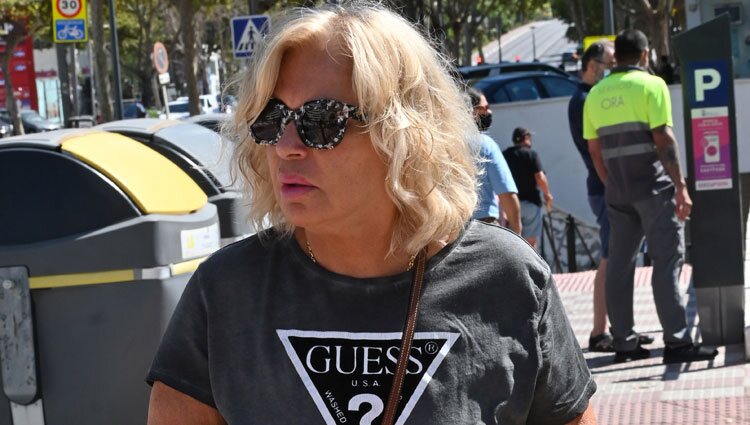 Bárbara Rey tras una revisión médica en Marbella