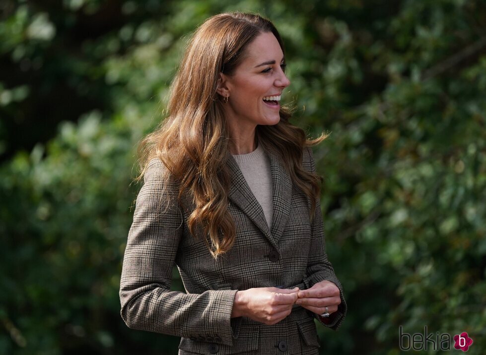 Kate Middleton en su visita al RAF Air Cadets' Windermere Adventure Training Centre de Cumbria