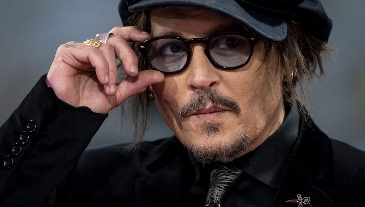 Johnny Depp en la entrega del Premio Donostia 2021 en el Festival de Cine de San Sebastián 2021