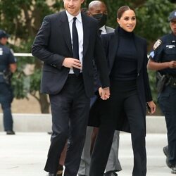 El Príncipe Harry y Meghan Markle en Nueva York en su vuelta a la vida pública