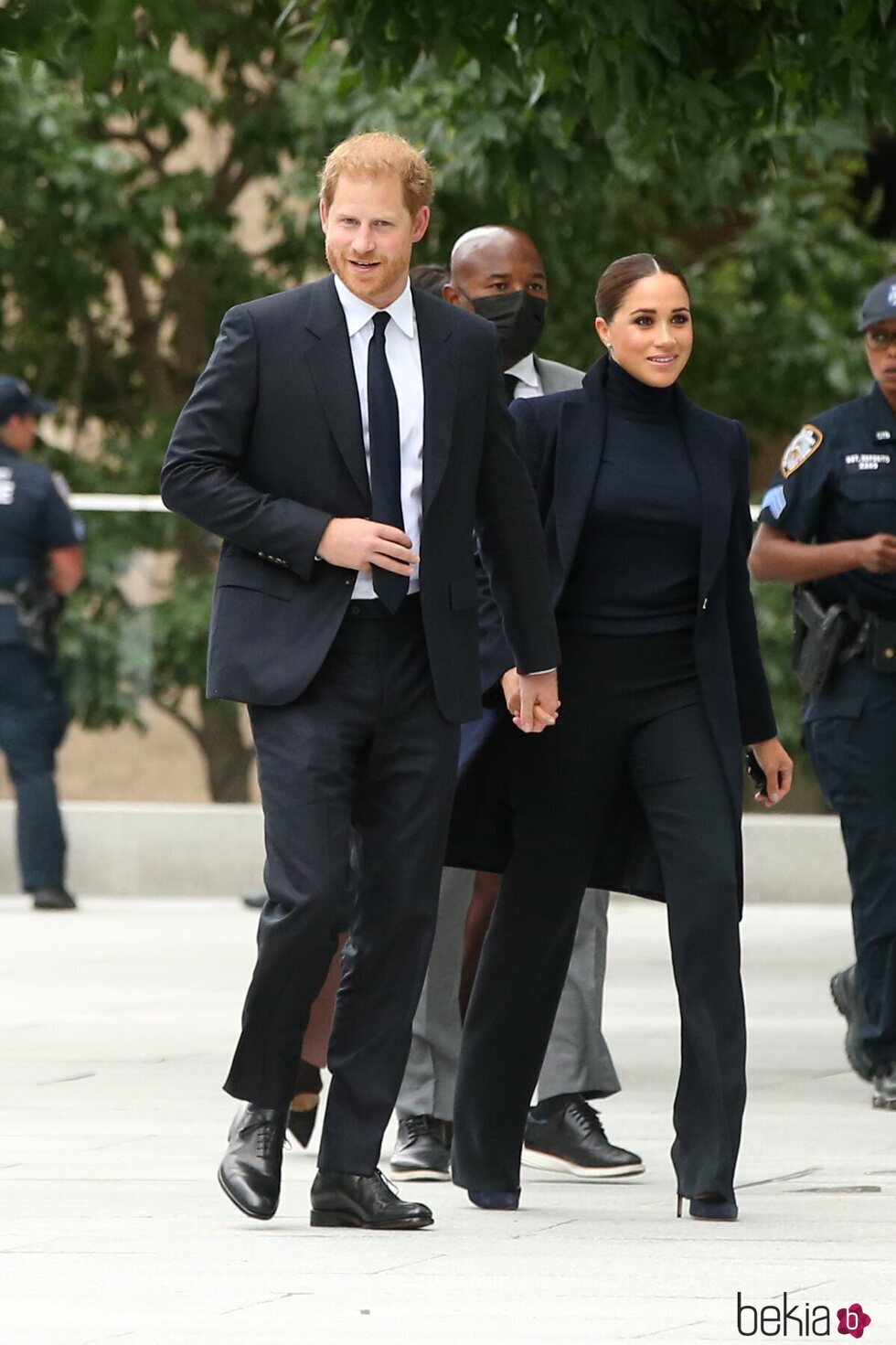 El Príncipe Harry y Meghan Markle en Nueva York en su vuelta a la vida pública