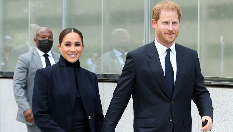 El príncipe Harry y Meghan Markle visitan Nueva York