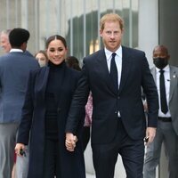 El Príncipe Harry y Meghan Markle en el One World Trade Center de Nueva York