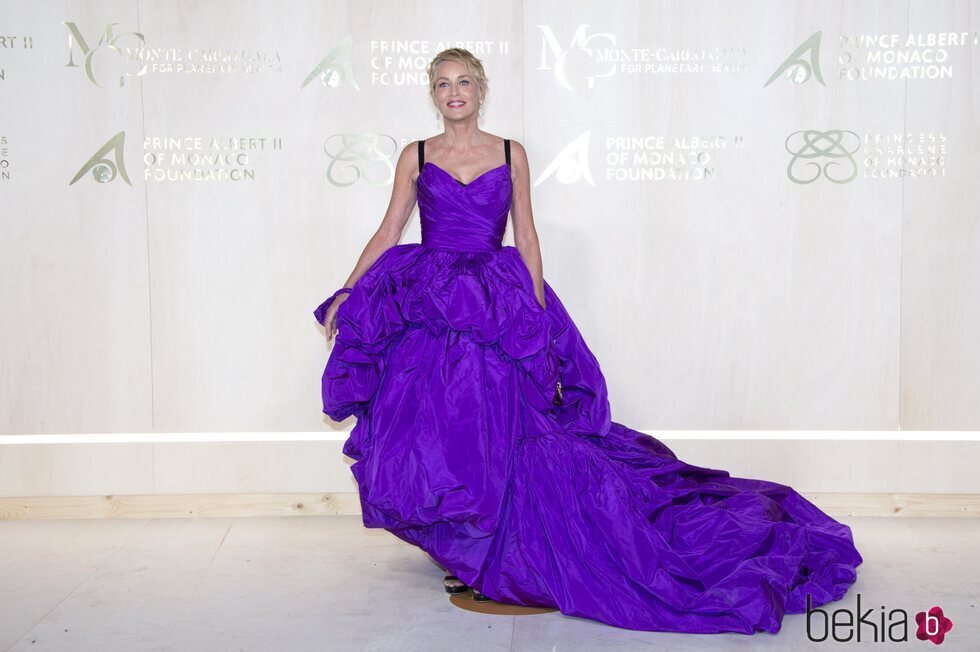 Sharon Stone en la Gala por la Salud Planetaria de Monte-Carlo 2021