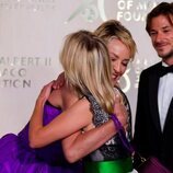 Sharon Stone abraza a Mélanie Laurent en presencia de Gaspard Ulliel en la Gala por la Salud Planetaria de Monte-Carlo 2021