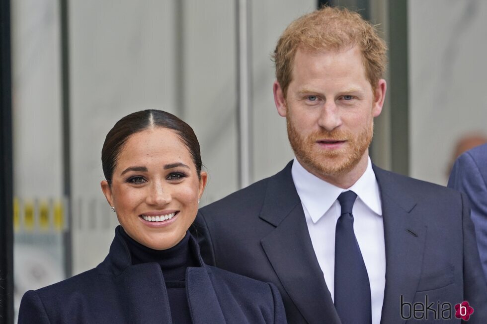 El Príncipe Harry y Meghan Markle en su vuelta a la vida pública en Nueva York