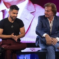 Miguel Frigenti y Bigote Arrocet en la sala de expulsión durante la gala 3 de 'Secret Story'