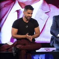 Miguel Frigenti y Bigote Arrocet en la sala de expulsión durante la gala 3 de 'Secret Story'