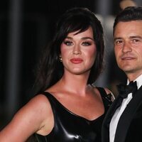 Katy Perry y Orlando Bloom  en la presentación del Academy Museum Of Motion Pictures