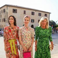 Sassa de Osma, Ekaterina de Hannover y Chantal Hochuli en la boda de Marie Astrid de Liechtenstein y Ralph Worthington